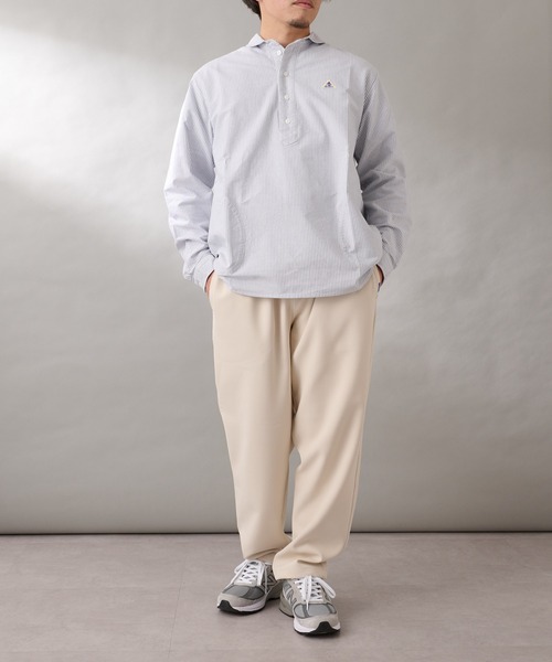 GEVACO(ゲバコ)の「【GEVACO / ゲバコ】オックスオーバーショールカラー長袖シャツ(シャツ/ブラウス・メンズ・ブルー/ブラック/ホワイト/ピンク/ブラック系その他・M/L)」の14枚目の写真