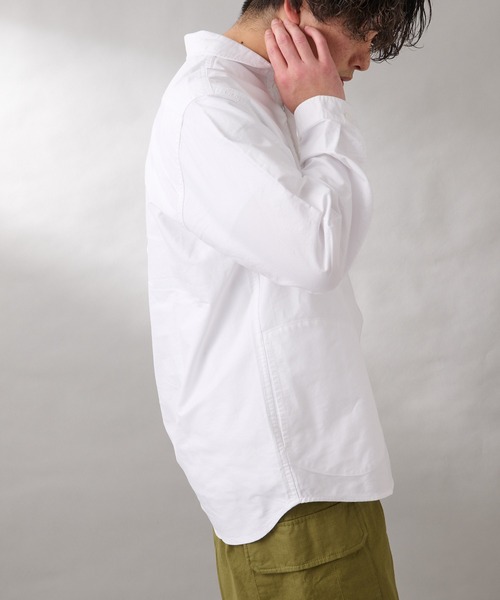 GEVACO(ゲバコ)の「【GEVACO / ゲバコ】オックスオーバーショールカラー長袖シャツ(シャツ/ブラウス・メンズ・ブルー/ブラック/ホワイト/ピンク/ブラック系その他・M/L)」の21枚目の写真