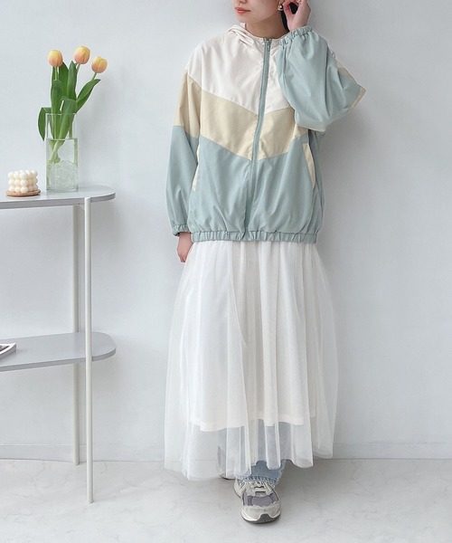 AS KNOW AS plus(アズノゥアズプラス)の「○配色切り替え マウンテンパーカー(マウンテンパーカー・レディース・ブラック系/グリーン系/ネイビー系・FREE)」の19枚目の写真