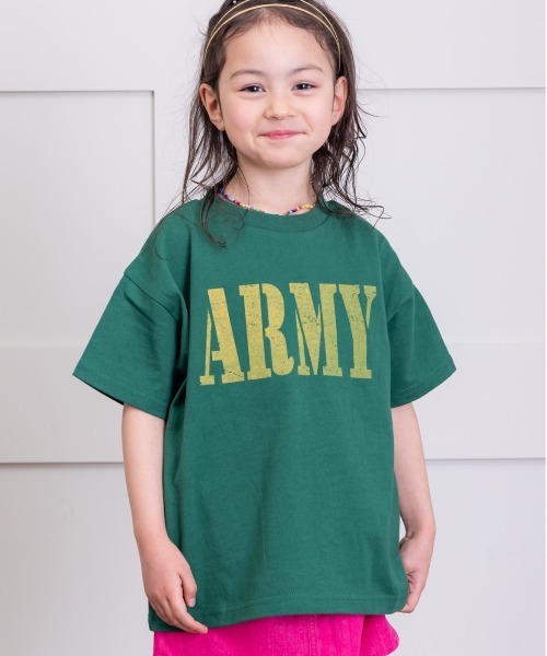 Life Support Products(ライフサポートプロダクツ)の「半袖プリントTシャツ(80~150cm)(Tシャツ/カットソー・キッズ・チャコール/ホワイト/ネイビー/パープル/ライム/オフホワイト/グリーン/ライトブルー/ベージュ/レッド・80/90/95/100/110/120/130/140/150)」の7枚目の写真