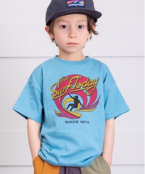 Life Support Products(ライフサポートプロダクツ)の「半袖プリントTシャツ(80~150cm)(Tシャツ/カットソー・キッズ・チャコール/ホワイト/ネイビー/パープル/ライム/オフホワイト/グリーン/ライトブルー/ベージュ/レッド・80/90/95/100/110/120/130/140/150)」の8枚目の写真