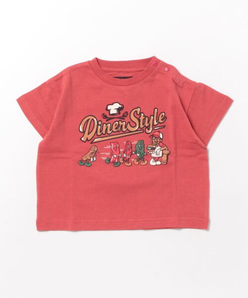 Life Support Products(ライフサポートプロダクツ)の「半袖プリントTシャツ(80~150cm)(Tシャツ/カットソー・キッズ・チャコール/ホワイト/ネイビー/パープル/ライム/オフホワイト/グリーン/ライトブルー/ベージュ/レッド・80/90/95/100/110/120/130/140/150)」の20枚目の写真