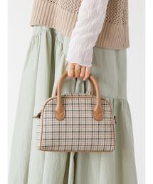ehka sopo | チェックボストンショルダーバッグ(ショルダーバッグ)