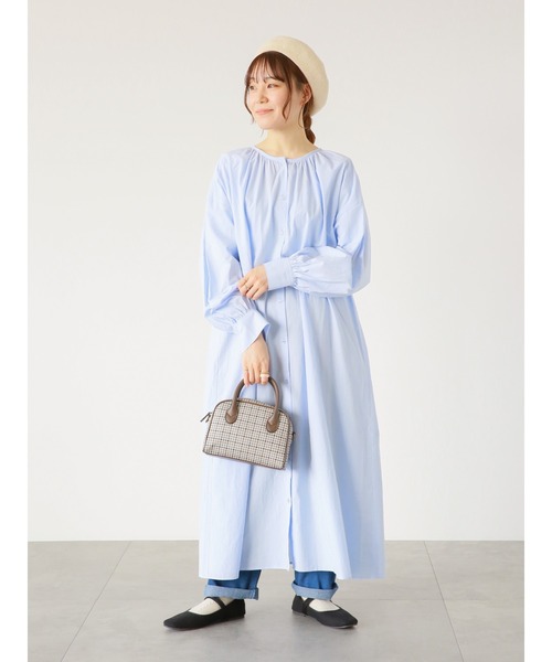 ehka sopo(エヘカソポ)の「チェックボストンショルダーバッグ(ショルダーバッグ・レディース・ベージュ/モカ/ダークブラウン/ブラウン・フリ-)」の6枚目の写真