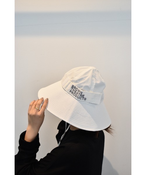 THEATRE PRODUCTS（シアタープロダクツ）の「パッカブルハット（ハット・レディース・ホワイト/ベージュ/ブラック・FREE）」の7枚目の写真