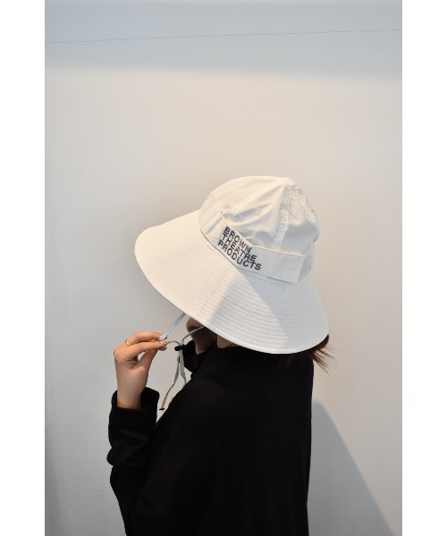THEATRE PRODUCTS（シアタープロダクツ）の「パッカブルハット（ハット・レディース・ホワイト/ベージュ/ブラック・FREE）」の4枚目の写真