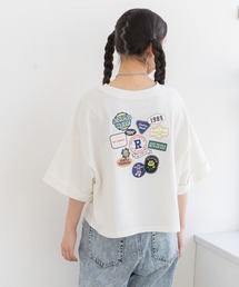 repipi armario | ワッペンワイドルーズT(Tシャツ/カットソー)
