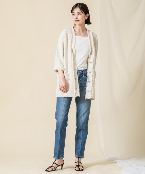 Gready Brilliant(グレディブリリアン)の「フライス2wayタンクトップ(タンクトップ・レディース・オフホワイト/ライトグレー/チャコールグレー/ブラック・38)」の16枚目の写真