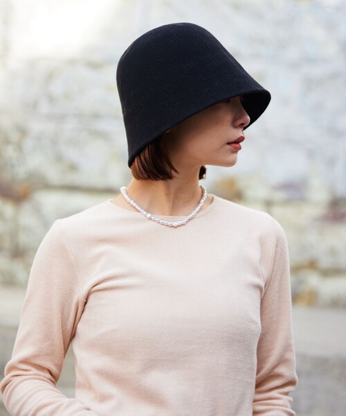 FREAK'S STORE(フリークスストア)の「【限定展開】サマーベルハット(ハット・レディース・ブラック/ピンク/イエロー/ナチュラル・ONE SIZE)」の2枚目の写真