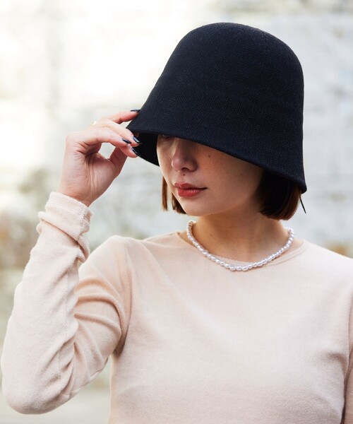 FREAK'S STORE(フリークスストア)の「【限定展開】サマーベルハット(ハット・レディース・ブラック/ピンク/イエロー/ナチュラル・ONE SIZE)」の11枚目の写真