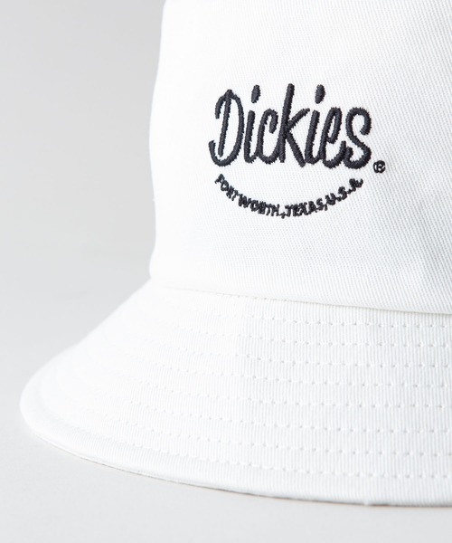 Dickies(ディッキーズ)の「【DICKIES/ディッキーズ】スマイルロゴ 刺繍 バケットハット(ハット・メンズ・ベージュ/ブラック/ホワイト・FREE)」の10枚目の写真