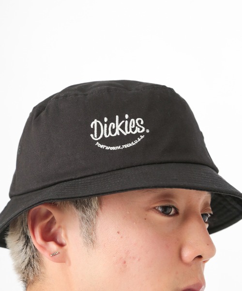 Dickies(ディッキーズ)の「【DICKIES/ディッキーズ】スマイルロゴ 刺繍 バケットハット(ハット・メンズ・ベージュ/ブラック/ホワイト・FREE)」の9枚目の写真