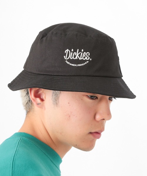 Dickies(ディッキーズ)の「【DICKIES/ディッキーズ】スマイルロゴ 刺繍 バケットハット(ハット・メンズ・ベージュ/ブラック/ホワイト・FREE)」の7枚目の写真