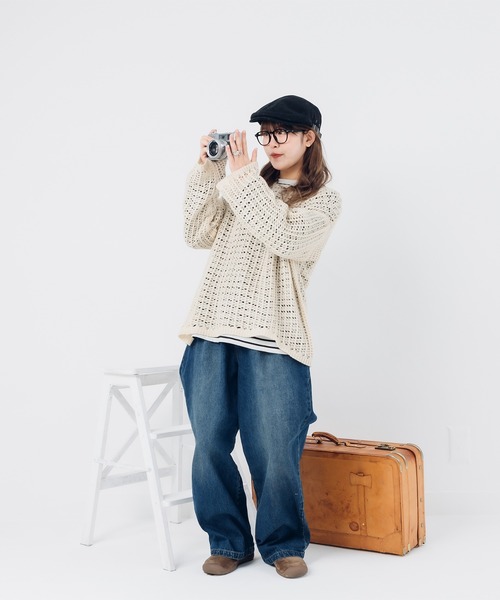 kutir（クティール）の「ボーダーロンT（Tシャツ/カットソー・レディース・杢グレー/ブラック/ネイビー・MEDIUM/LARGE）」の19枚目の写真