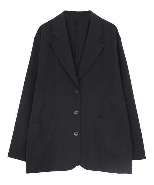 Figments（フィグメンツ）の「ビッグテーラードジャケット（テーラードジャケット・レディース・ブラック・FREE）」の9枚目の写真