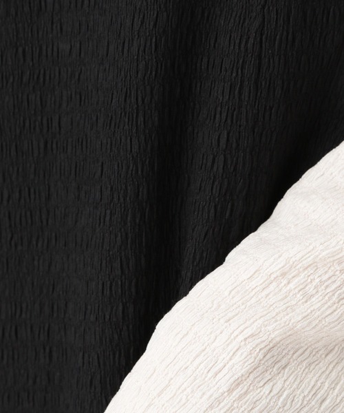 e/rm（イーアールエム）の「【e/rm】テクスチャーパフVネックドレス（ワンピース・レディース・ネイビー/グリーン系その他4/ブラック系その他2/ブラウン/ダークネイビー/グレー系その他5/グリーン系その他3・FREE）」の21枚目の写真