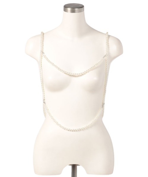 EIMY ISTOIRE（エイミーイストワール）の「パールハーネスベルト（ベルト・レディース・ホワイト・FREE）」の6枚目の写真