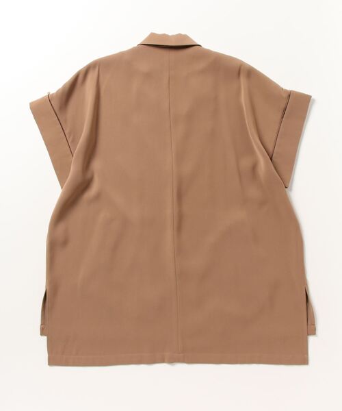 GALENA（ガレナ）の「【GALENA/ガレナ】パールボタンオーバーシルエットハーフスリーブジャケット（テーラードジャケット・レディース・モカ/ブラック・FREE）」の12枚目の写真