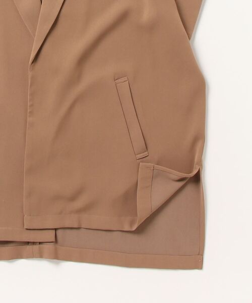 GALENA（ガレナ）の「【GALENA/ガレナ】パールボタンオーバーシルエットハーフスリーブジャケット（テーラードジャケット・レディース・モカ/ブラック・FREE）」の20枚目の写真