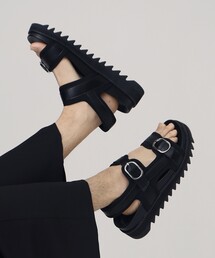 tk.TAKEO KIKUCHI | 【WEB限定】ダブルストラップシャークソールサンダル(サンダル)