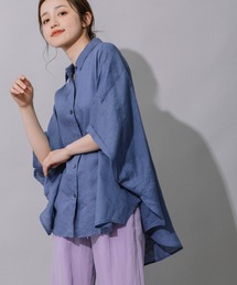 Munich | 60sライトフレンチリネンビッグシャツ(シャツ/ブラウス)