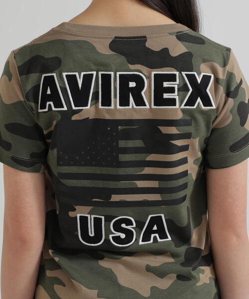 AVIREX（アヴィレックス）の「【WEB&DEPOT限定】AVIREX/アヴィレックス/ 半袖 クルーネック Tシャツ 星条旗/ S/S CREW NECK T-SHIRT STAR SPANGLED BANNER（Tシャツ/カットソー・メンズ・ネイビー/ホワイト系2/オリーブ系1/ピンク/ブラック系その他・XL/M/L/F/2XL）」の13枚目の写真