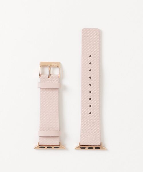 LACOSTE(ラコステ)の「【LACOSTE】WOMENS レザー apple watch バンド(その他小物・レディース・ホワイト/ピンク・FREE)」の2枚目の写真