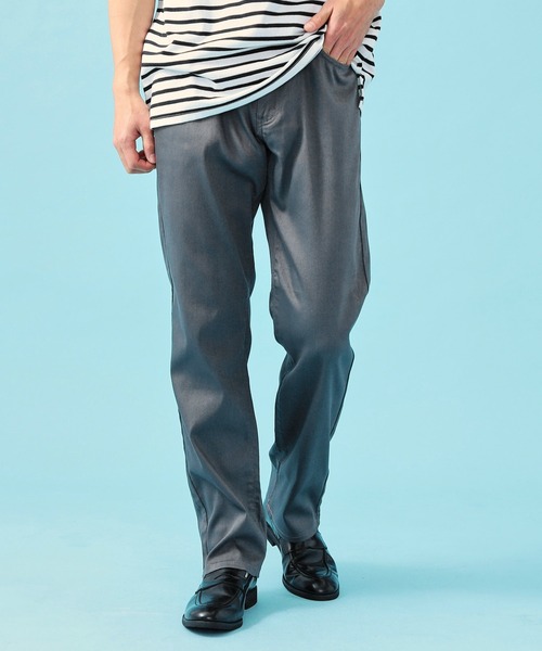 EDWIN(エドウィン)の「EDWIN エドウィン【夏用】COOL レギュラーストレート デニムパンツ ジーンズ 涼しい(デニムパンツ・メンズ・ダークインディゴブルー/ベージュ/ブラック/チャコールグレー/インディゴブルー/その他2/その他1/ライトグレー/グレー系その他/ブルー・28/31/29/33/32/30/34/36)」の4枚目の写真