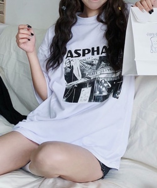 Sibra(シブラ)の「半袖プリントTシャツ(Tシャツ/カットソー・レディース・ブラック/ホワイト・M)」の18枚目の写真
