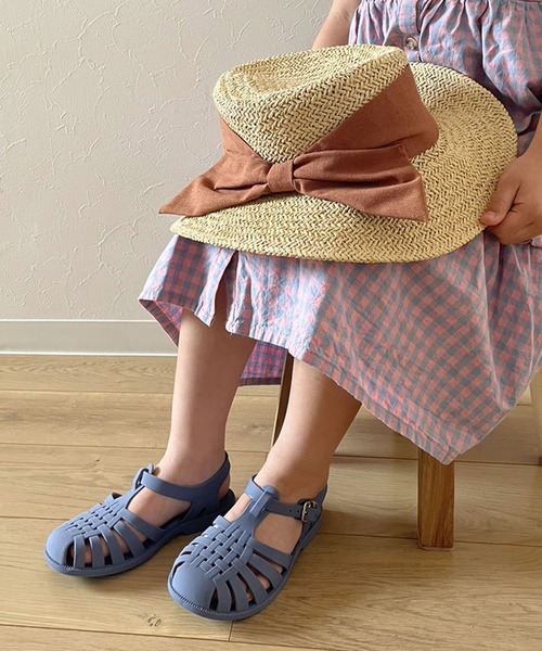 Bambin(ボンバン)の「【 Bambin / ボンバン 】 ニュアンスカラー キッズ グルカサンダル(サンダル・キッズ・ブルー/オレンジ/ブラック/ライトピンク・17/18/16/15 )」の16枚目の写真