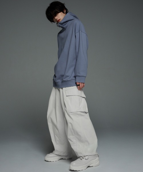 dock tag half zip heavy weight parker/ドックタグハーフジップ
