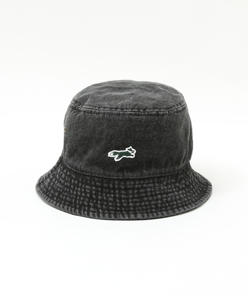 ABAHOUSE（アバハウス）の「【PENNEY'S】ペニーズ キツネ/ペニーズ フォックス/THE FOX ワンポイントワッペン バケットハット/デニムハット（ハット・メンズ・ブラック/ベージュ/インディゴブルー/スミクロ/ネイビー/ライトブルー/ホワイト・フリー）」の4枚目の写真