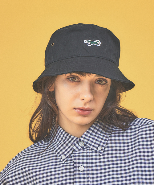 ABAHOUSE（アバハウス）の「【PENNEY'S】ペニーズ キツネ/ペニーズ フォックス/THE FOX ワンポイントワッペン バケットハット/デニムハット（ハット・メンズ・ブラック/ベージュ/インディゴブルー/スミクロ/ネイビー/ライトブルー/ホワイト・フリー）」の3枚目の写真
