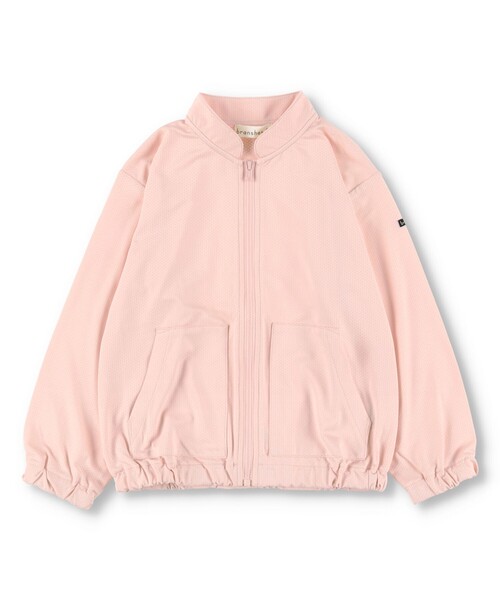 BRANSHES（ブランシェス）の「【吸水速乾/リフレクター】スクールジャケット（ブルゾン・キッズ・ネイビー/オレンジ・110/150/90/130/140/120/100）」の2枚目の写真