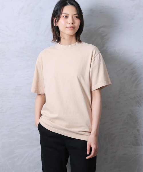 WAIPER.inc(ワイパーインク)の「LOS ANGELES APPAREL 6.5オンス ガーメント ダイ クルーネックTシャツ(Tシャツ/カットソー・メンズ・ベージュ/セージグリーン/ピンク系その他/ネイビー/イエロー/グレー/オリーブ/オフホワイト・L/XL/M/S)」の1枚目の写真