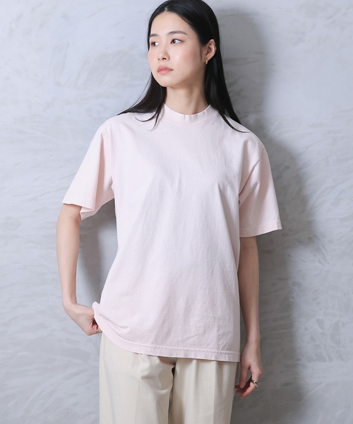 WAIPER.inc(ワイパーインク)の「LOS ANGELES APPAREL 6.5オンス ガーメント ダイ クルーネックTシャツ(Tシャツ/カットソー・メンズ・ベージュ/セージグリーン/ピンク系その他/ネイビー/イエロー/グレー/オリーブ/オフホワイト・L/XL/M/S)」の8枚目の写真