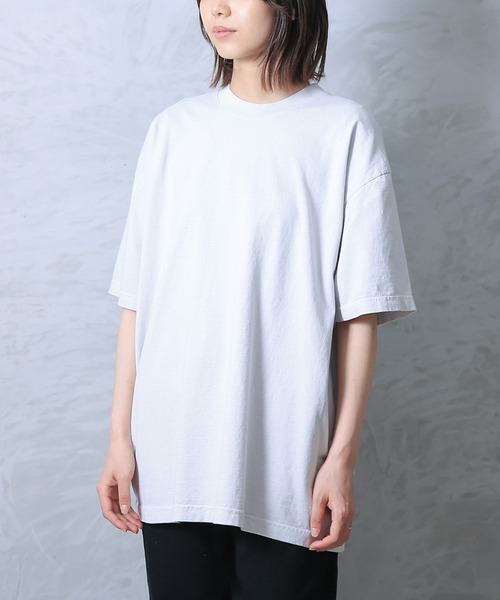 WAIPER.inc(ワイパーインク)の「LOS ANGELES APPAREL 6.5オンス ガーメント ダイ クルーネックTシャツ(Tシャツ/カットソー・メンズ・ベージュ/セージグリーン/ピンク系その他/ネイビー/イエロー/グレー/オリーブ/オフホワイト・L/XL/M/S)」の3枚目の写真
