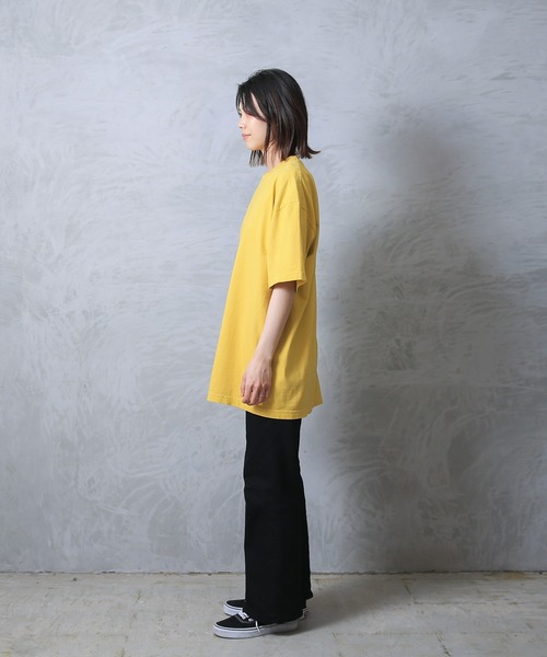 WAIPER.inc(ワイパーインク)の「LOS ANGELES APPAREL 6.5オンス ガーメント ダイ クルーネックTシャツ(Tシャツ/カットソー・メンズ・ベージュ/セージグリーン/ピンク系その他/ネイビー/イエロー/グレー/オリーブ/オフホワイト・L/XL/M/S)」の12枚目の写真