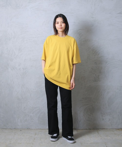 WAIPER.inc(ワイパーインク)の「LOS ANGELES APPAREL 6.5オンス ガーメント ダイ クルーネックTシャツ(Tシャツ/カットソー・メンズ・ベージュ/セージグリーン/ピンク系その他/ネイビー/イエロー/グレー/オリーブ/オフホワイト・L/XL/M/S)」の11枚目の写真