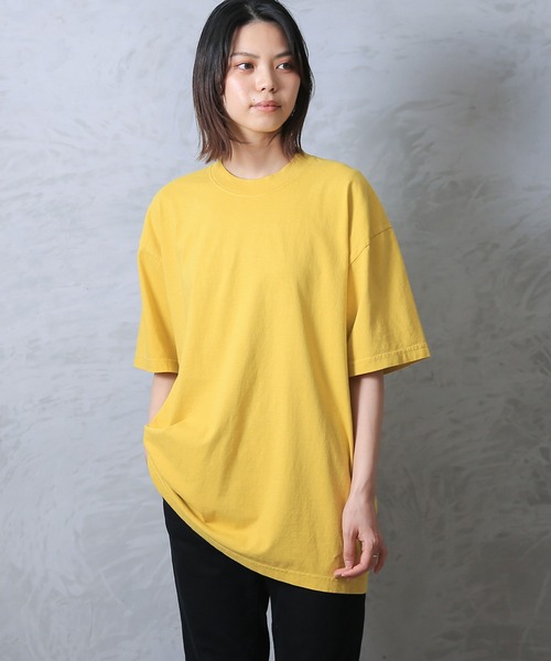 WAIPER.inc(ワイパーインク)の「LOS ANGELES APPAREL 6.5オンス ガーメント ダイ クルーネックTシャツ(Tシャツ/カットソー・メンズ・ベージュ/セージグリーン/ピンク系その他/ネイビー/イエロー/グレー/オリーブ/オフホワイト・L/XL/M/S)」の14枚目の写真