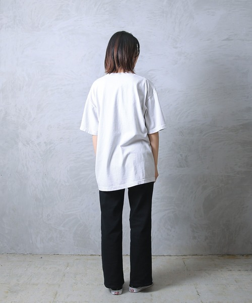 WAIPER.inc(ワイパーインク)の「LOS ANGELES APPAREL 6.5オンス ガーメント ダイ クルーネックTシャツ(Tシャツ/カットソー・メンズ・ベージュ/セージグリーン/ピンク系その他/ネイビー/イエロー/グレー/オリーブ/オフホワイト・L/XL/M/S)」の18枚目の写真
