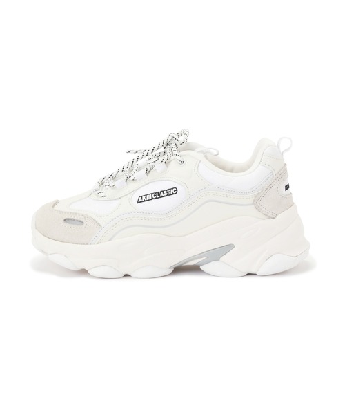 AKIII CLASSIC（アキクラシック）の「AKIII CLASSIC / アキクラシック  AKIII CRACKER（スニーカー・レディース・ホワイト・23.5cm/24.5cm）」の6枚目の写真