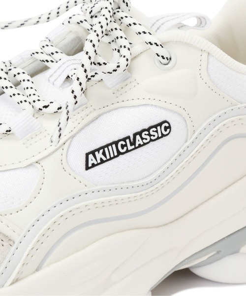 AKIII CLASSIC（アキクラシック）の「AKIII CLASSIC / アキクラシック  AKIII CRACKER（スニーカー・レディース・ホワイト・23.5cm/24.5cm）」の4枚目の写真