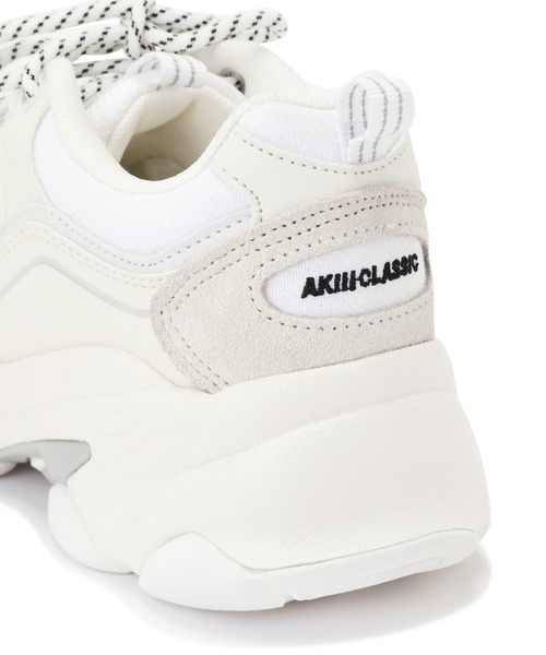 AKIII CLASSIC（アキクラシック）の「AKIII CLASSIC / アキクラシック  AKIII CRACKER（スニーカー・レディース・ホワイト・23.5cm/24.5cm）」の8枚目の写真