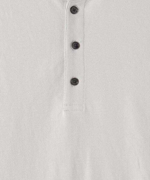 green label relaxing（グリーンレーベルリラクシング）の「カノコスムース ヘンリーネック Tシャツ（Tシャツ/カットソー・メンズ・ダークグレー/ライトグレー/ワインレッド・S/M/XL/L）」の21枚目の写真