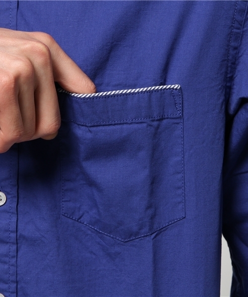 CIAOPANIC TYPY（チャオパニックティピー）の「綿麻ピンOX7分BDシャツ（シャツ/ブラウス・メンズ・ホワイト/ネイビー/イエロー/ブルー・SMALL/MEDIUM/LARGE）」の13枚目の写真