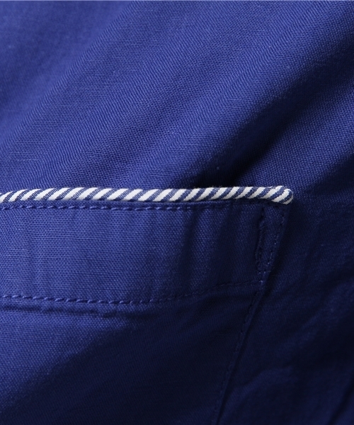 CIAOPANIC TYPY（チャオパニックティピー）の「綿麻ピンOX7分BDシャツ（シャツ/ブラウス・メンズ・ホワイト/ネイビー/イエロー/ブルー・SMALL/MEDIUM/LARGE）」の16枚目の写真