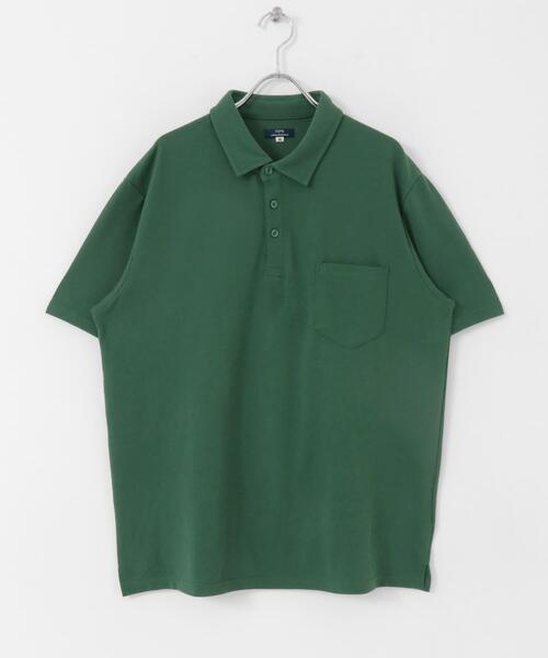 ITEMS URBANRESEARCH（アイテムズ アーバンリサーチ）の「TCカノコ ポロシャツ（ポロシャツ・メンズ・ブラック/グレー/グリーン/ネイビー・MEDIUM/LARGE）」の9枚目の写真