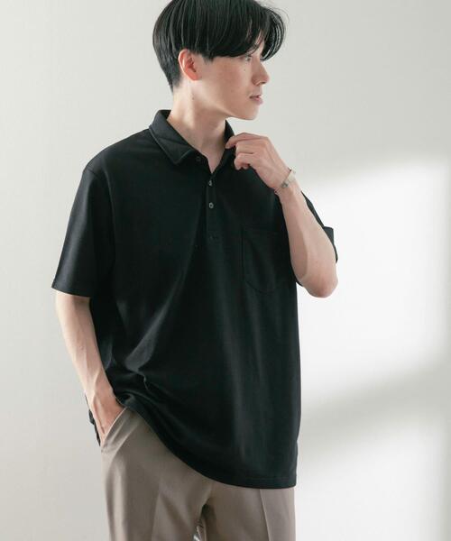 ITEMS URBANRESEARCH（アイテムズ アーバンリサーチ）の「TCカノコ ポロシャツ（ポロシャツ・メンズ・ブラック/グレー/グリーン/ネイビー・MEDIUM/LARGE）」の13枚目の写真