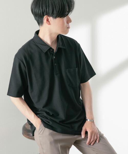 ITEMS URBANRESEARCH（アイテムズ アーバンリサーチ）の「TCカノコ ポロシャツ（ポロシャツ・メンズ・ブラック/グレー/グリーン/ネイビー・MEDIUM/LARGE）」の15枚目の写真